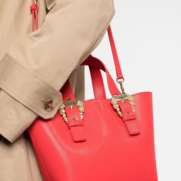 Versace Logo-buckle tote bag - Picture 2 of 6